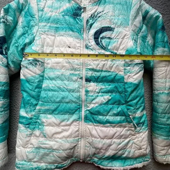 The North Face Puffer Jacket Girls Size XL Full Zip Fleece Lined Outdoor - Picture 2 of 16